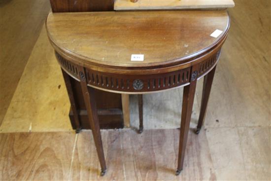 Edwardian card table